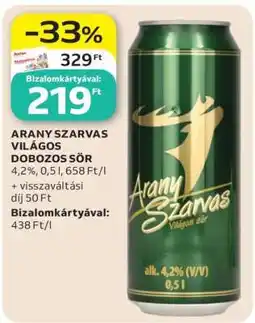 Auchan ARANY SZARVAS VILÁGOS DOBOZOS SÖR ajánlat