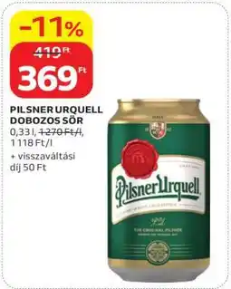Auchan Pilsner Urquell Dobozos Sör ajánlat