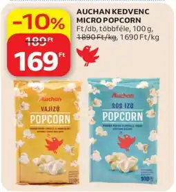 Auchan AUCHAN KEDVENC MICRO POPCORN ajánlat