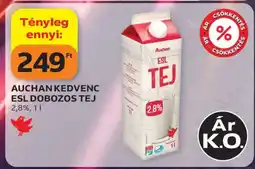 Auchan AUCHAN KEDVENC ESL DOBOZOS TEJ ajánlat