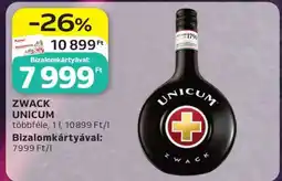 Auchan Zwack Unicum ajánlat