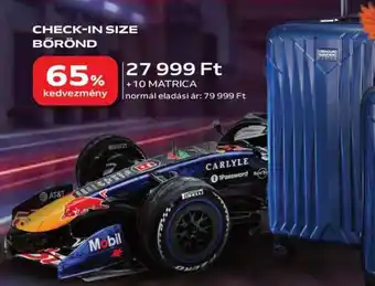 CHECK-IN SIZE BŐRÖND