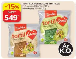 Auchan TORTILLA TORTIL LOVE TORTILLA ajánlat