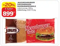 Auchan JAUS MEGABURGER SZEZÁMMAGOS HAMBURGERZSEMLE ajánlat