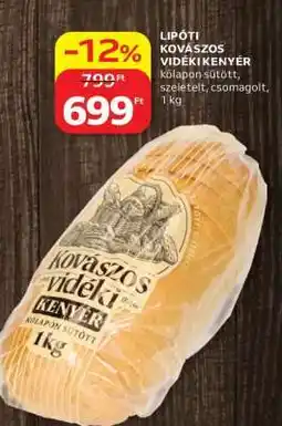 Auchan LIPÓTI KOVÁSZOS VIDÉKI KENYÉR ajánlat