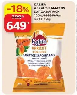 Auchan KALIFA ASZALT, ZAMATOS SÁRGABARACK ajánlat