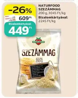 Auchan Naturfood Szezámmag ajánlat