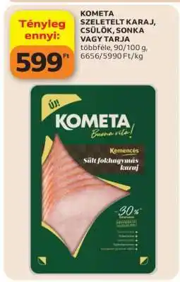 Auchan KOMETA SZELETELT KARAJ, CSÜLÖK, SONKA VAGY TARJA ajánlat