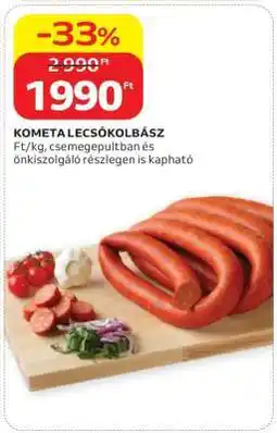 Auchan Kometa lecsókolbász ajánlat