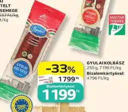 Auchan Gyulai kolbász ajánlat