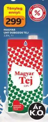 Auchan MAGYAR UHT DOBOZOS TEJ ajánlat
