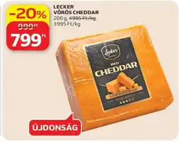 Auchan LECKER VÖRÖS CHEDDAR ajánlat