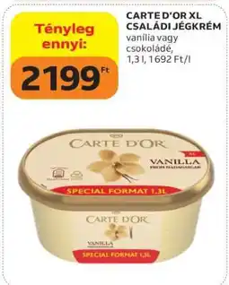 Auchan CARTE D'OR XL CSALÁDI JÉGKRÉM ajánlat