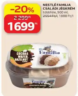 Auchan NESTLÉ FAMILIA CSALÁDI JÉGKRÉM ajánlat