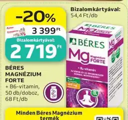 Auchan BÉRES MAGNÉZIUM FORTE ajánlat