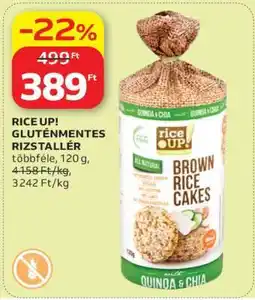 Auchan RICE UP! GLUTÉNMENTES RIZSTALLÉR ajánlat