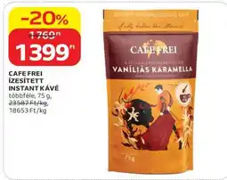 Auchan CAFE FREI ÍZESÍTETT INSTANT KÁVÉ ajánlat
