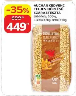 Auchan AUCHAN KEDVENC TELJES KIŐRLÉSŰ SZÁRAZTÉSZTA ajánlat