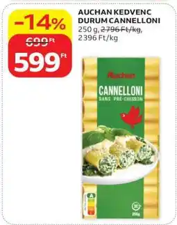 Auchan AUCHAN KEDVENC DURUM CANNELLONI ajánlat