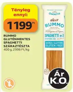 Auchan RUMMO GLUTÉNMENTES SPAGHETTI SZÁRAZTÉSZTA ajánlat