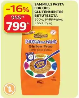 Auchan SAM MILLS PASTA FOR KIDS GLUTÉNMENTES BETŰTÉSZTA ajánlat