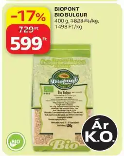 Auchan Biopont Bio Bulgur ajánlat