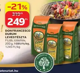 Auchan DON FRANCESCO DURUM LEVESTÉSZTA ajánlat