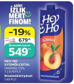 Auchan HEY-HO GYÜMÖLCSITAL ajánlat