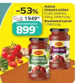Auchan Maggi üveges szósz ajánlat