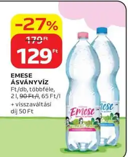 Auchan Emese ásványvíz ajánlat