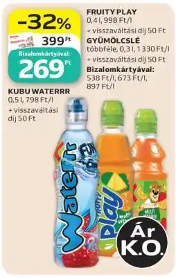 Auchan Kubu Waterrr ajánlat