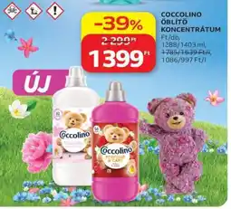 Auchan Coccolino Öblítő Koncentrátum ajánlat