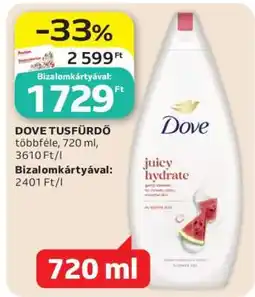 Auchan Dove tusfürdő ajánlat