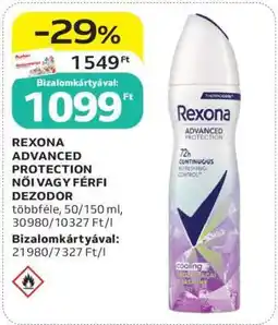 Auchan Rexona Advanced Protection Női vagy Férfi Dezodor ajánlat