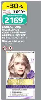 Auchan L'ORÉAL PARIS EXCELLENCE COOL CREME VAGY NUDE HAJFESTÉK ajánlat