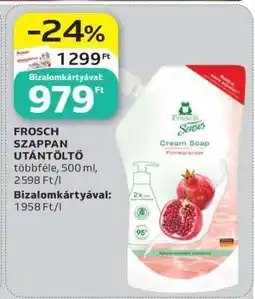 Auchan FROSCH SZAPPAN UTÁNTÖLTŐ ajánlat
