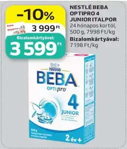 Auchan NESTLÉ BEBA OPTIPRO 4 JUNIOR ITALPOR ajánlat