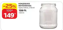 Auchan KONZERVES BEFŐZŐÜVEG ajánlat
