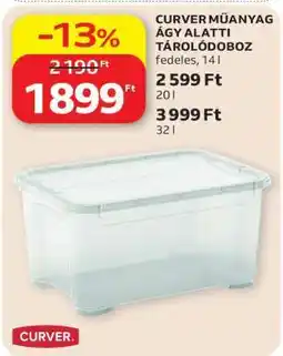 Auchan CURVER MŰANYAG ÁGY ALATTI TÁROLÓDOBOZ ajánlat