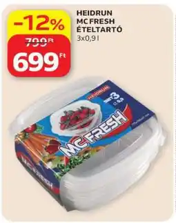 Auchan HEIDRUN MC FRESH ÉTELTARTÓ ajánlat