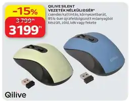 Auchan QILIVE SILENT VEZETÉK NÉLKÜLI EGÉR ajánlat