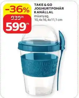 Auchan TAKE & GO JOGHURTPOHÁR KANÁLLAL ajánlat