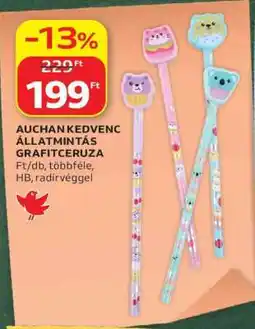 Auchan AUCHAN KEDVENC ÁLLATMINTÁS GRAFITCERUZA ajánlat