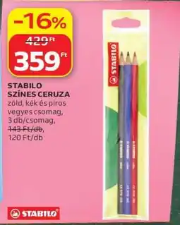 Auchan Stabilo színes ceruza ajánlat