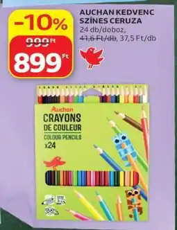Auchan AUCHAN KEDVENC SZÍNES CERUZA ajánlat