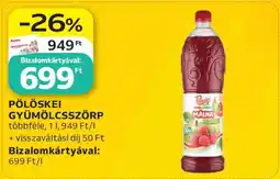 Auchan Pölöskei Gyümölcsszörp ajánlat