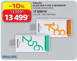 Auchan PHILIPS CLICK USB TYPE-C PENDRIVE ajánlat