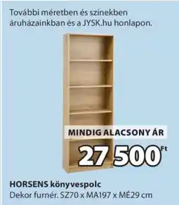 JYSK HORSENS könyvespolc ajánlat