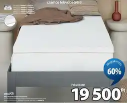 JYSK WELLPUR FJTRA fehér fekvőbetét ajánlat