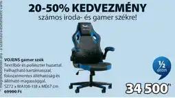 JYSK VOJENS gamer szék ajánlat